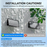 Solar Powered Outdoor Wall Light with Triple-Sided Glow, 5 Lighting Modes, Dusk-to-Dawn Auto On/Off, Weatherproof LED Accent Lamp for Patio, Fence, Staircase, and Garden Wall Decor (8PCS, Cool White)