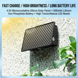 Solar Powered Outdoor Wall Light with Triple-Sided Glow, 5 Lighting Modes, Dusk-to-Dawn Auto On/Off, Weatherproof LED Accent Lamp for Patio, Fence, Staircase, and Garden Wall Decor (8PCS, Warm White) In Australia - Darrahopens