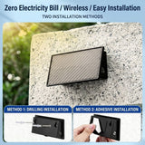 Solar Powered Outdoor Wall Light with Triple-Sided Glow, 5 Lighting Modes, Dusk-to-Dawn Auto On/Off, Weatherproof LED Accent Lamp for Patio, Fence, Staircase, and Garden Wall Decor (8PCS, Warm White)