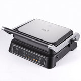 Darrahopens Appliances > Kitchen Appliances > Speciality Appliances Two-in-One Electric Grill and Sandwich Maker with Interchangeable Non-Stick Plates, 180-Degree Flip-Open Design for Steaks, Paninis, Waffles, and Breakfast Favorites in Home Kitchens (Black) In Australia - Darrahopens