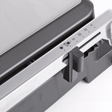 Darrahopens Appliances > Kitchen Appliances > Speciality Appliances Two-in-One Electric Grill and Sandwich Maker with Interchangeable Non-Stick Plates, 180-Degree Flip-Open Design for Steaks, Paninis, Waffles, and Breakfast Favorites in Home Kitchens (Black) In Australia - Darrahopens
