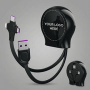 Darrahopens Electronics > Mobile Accessories > Phone Chargers 40Pack Retractable 3-in-1 Charging Cable, Fast Charging Travel Cable for iPhone, Samsung & Android, Ideal for Home, Office, Car, Travel, Corporate Gifts, Wedding Favors, Promotional Giveaways - Black - Size 40Pack In Australia - Darrahopens