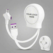 Darrahopens Electronics > Mobile Accessories > Phone Chargers 40Pack Retractable 3-in-1 Charging Cable, Fast Charging Travel Cable for iPhone, Samsung & Android, Ideal for Home, Office, Car, Travel, Corporate Gifts, Wedding Favors, Promotional Giveaways - White - Size 40Pack In Australia - Darrahopens