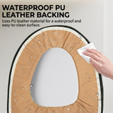 USB-Powered Heated Toilet Seat Cover with Soft Plush and Waterproof PU Leather, Adjustable Temperature and Timer, Easy-Clean Design for Warm and Cozy Bathroom Experience (Yellow) In Australia - Darrahopens