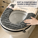 USB-Powered Heated Toilet Seat Cover with Soft Plush and Waterproof PU Leather, Adjustable Temperature and Timer, Easy-Clean Design for Warm and Cozy Bathroom Experience (Yellow) In Australia - Darrahopens