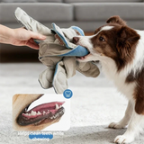 Interactive Octopus Puzzle Toy for Dogs – Snuffle Mat & Treat Dispenser Combo for Slow Feeding, Mental Stimulation, and Boredom Relief, Made from Recycled Fire Hose and Natural Rubber, Perfect for Solo or Bonding Play (Blue)