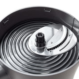 8-in-1 Electric Vegetable Chopper with 700W Motor, Multi-Function Food Processor for Slicing, Shredding, Dicing, Grating, and French Fry Cutting in Home Kitchens (DarkGrey)