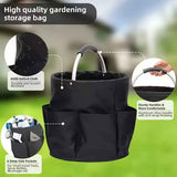 Foldable Carry-All Tote with Handle and Multiple Pockets – Portable Collapsible Laundry Basket for Outdoor Travel, Camping, Picnic, Beach, and Home Organization (Black) In Australia - Darrahopens