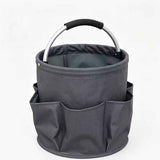 Foldable Carry-All Tote with Handle and Multiple Pockets – Portable Collapsible Laundry Basket for Outdoor Travel, Camping, Picnic, Beach, and Home Organization (Grey) In Australia - Darrahopens