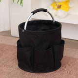 Foldable Carry-All Tote with Handle and Multiple Pockets – Portable Collapsible Laundry Basket for Outdoor Travel, Camping, Picnic, Beach, and Home Organization (Grey) In Australia - Darrahopens
