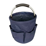 Foldable Carry-All Tote with Handle and Multiple Pockets – Portable Collapsible Laundry Basket for Outdoor Travel, Camping, Picnic, Beach, and Home Organization (Navy) In Australia - Darrahopens