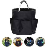 Foldable Carry-All Tote with Handle and Multiple Pockets – Portable Collapsible Laundry Basket for Outdoor Travel, Camping, Picnic, Beach, and Home Organization (Navy) In Australia - Darrahopens