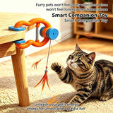 Interactive Door Clip Cat Toy with Bouncy Spring and Replaceable Teaser Tail – Self-Play Entertainer for Solo Cats, Mounts on Doorframes, Tables, or Cat Trees to Spark Hunting Instincts and Burn Off Excess Energy (Orange) In Australia - Darrahopens
