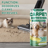 Powerful Pet-Safe Carpet Odor Eliminator Powder, Instantly Refreshes Rugs and Upholstery, Perfect for Homes with Cats, Dogs, and Rabbits, Leaves a Long-Lasting Fresh Scent Without Any Harsh Chemicals