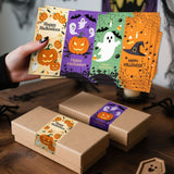 Spooky Fun Halloween Sticker Sheets for Gift Wrapping and Party Favors – 25 Sheets of 100 Adhesive Stickers with Pumpkins, Ghosts, Witches and Bats, Perfect for Bag Sealing and Seasonal Decor (25PCS) In Australia - Darrahopens