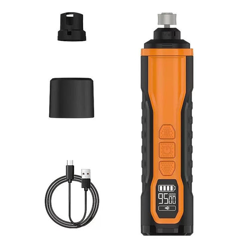Cordless Electric Pet Nail Grinder with Adjustable 5-Speed Control, Ultra-Quiet Motor, LCD Display, and Dual LED Lights – Safe, Smooth Grooming for Dogs and Cats of All Sizes (2 Diamond Grinding Heads) In Australia - Darrahopens