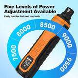 Cordless Electric Pet Nail Grinder with Adjustable 5-Speed Control, Ultra-Quiet Motor, LCD Display, and Dual LED Lights – Safe, Smooth Grooming for Dogs and Cats of All Sizes (2 Diamond Grinding Heads)