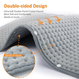 Electric Heating Pad with Digital Thermostat, Soft Flannel Heat Wrap for Shoulder Neck Back Abdomen Legs, Adjustable Temperature and Timer for Home Relaxation and Muscle Comfort (43*84cm)