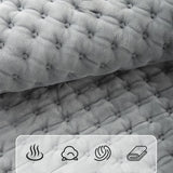 Electric Heating Pad with Digital Thermostat, Soft Flannel Heat Wrap for Shoulder Neck Back Abdomen Legs, Adjustable Temperature and Timer for Home Relaxation and Muscle Comfort (40*76cm)