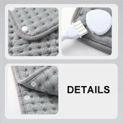Electric Heating Pad with Digital Thermostat, Soft Flannel Heat Wrap for Shoulder Neck Back Abdomen Legs, Adjustable Temperature and Timer for Home Relaxation and Muscle Comfort (40*76cm)