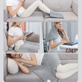 Electric Heating Pad with Digital Thermostat, Soft Flannel Heat Wrap for Shoulder Neck Back Abdomen Legs, Adjustable Temperature and Timer for Home Relaxation and Muscle Comfort (30*60cm) In Australia - Darrahopens