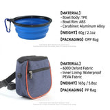 Professional Dog Training Waist Bag with Collapsible Portable Bowl – The Ultimate Hands-Free Walking Companion for Treats, Toys, Waste Bags and Hydration, Designed for Daily Walks and Outdoor Adventures (RoyalBlue)