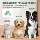 Gentle Silicone Finger Toothbrush for Cats and Dogs – Reusable, Soft 360° Bristle Design for Daily Plaque and Tartar Removal, Comfortable Pet Dental Care at Home (Green) In Australia - Darrahopens