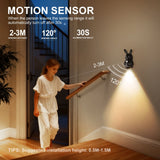 Adorable bunny-shaped motion sensor wall light with magnetic mounting, flicker-free LED, and three color temperatures—perfect for bedrooms, hallways, and staircases to create a warm, hands-free glow at night. (Grey, 1PCS)