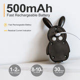 Adorable bunny-shaped motion sensor wall light with magnetic mounting, flicker-free LED, and three color temperatures—perfect for bedrooms, hallways, and staircases to create a warm, hands-free glow at night. (Yellow, 3PCS)