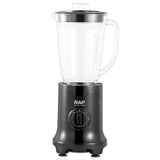 Four-in-One Electric Food Processor Blender with Multi-Function Cups for Juicing, Meat Grinding, Coffee Bean Milling and Baby Food Prep in Home Kitchens (Black)