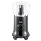 Four-in-One Electric Food Processor Blender with Multi-Function Cups for Juicing, Meat Grinding, Coffee Bean Milling and Baby Food Prep in Home Kitchens (Black)