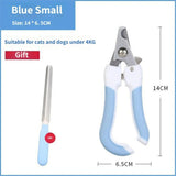 Professional Pet Nail Clipper Set with Safety Guard, Designed for Easy and Stress-Free Claw Trimming at Home, Suitable for Cats and Dogs of All Sizes (L, Pink)