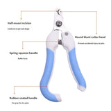 Professional Pet Nail Clipper Set with Safety Guard, Designed for Easy and Stress-Free Claw Trimming at Home, Suitable for Cats and Dogs of All Sizes (S, Pink)