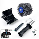 Nylon Abrasive Wire Drum Polishing Wheel for Portable Belt Sander and Angle Grinder, Rotary Brush for Wood Sanding, Metal Drawing, Rust Removal, Deburring and Surface Finishing (M14 Kit with 2 Wire Drawing Wheels)