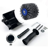 Nylon Abrasive Wire Drum Polishing Wheel for Portable Belt Sander and Angle Grinder, Rotary Brush for Wood Sanding, Metal Drawing, Rust Removal, Deburring and Surface Finishing (M14 Kit with 2 Wire Drawing Wheels)