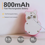 Cartoon Bear Motion Sensor Night Light, Rechargeable Magnetic Wall Lamp with Soft Plush Surface, Warm White and Rainbow Gradient Glow, Adorable Bear Shape for Nursery, Hallway, Stairs, Bedroom and Kitchen (1PCS, DarkRed)