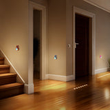 Cartoon Bear Motion Sensor Night Light, Rechargeable Magnetic Wall Lamp with Soft Plush Surface, Warm White and Rainbow Gradient Glow, Adorable Bear Shape for Nursery, Hallway, Stairs, Bedroom and Kitchen (2PCS, Brown)