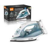 Darrahopens Appliances > Washers, Dryers & Irons > Irons & Ironing Systems 2-in-1 Corded and Cordless Steam Iron with Ceramic Soleplate, 2200W Powerful Handheld Garment Steamer for Horizontal Ironing and Vertical Garment Steaming, Ideal for Home and Small Clothing Business Use (Cyan) In Australia - Darrahopens