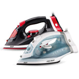 Darrahopens Appliances > Washers, Dryers & Irons > Irons & Ironing Systems 2-in-1 Corded and Cordless Steam Iron with Ceramic Soleplate, 2200W Powerful Handheld Garment Steamer for Horizontal Ironing and Vertical Garment Steaming, Ideal for Home and Small Clothing Business Use (Cyan) In Australia - Darrahopens