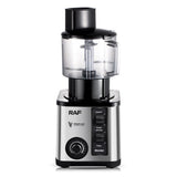 3-in-1 Multifunctional Electric Blender with Stainless Steel Body and Three Interchangeable Jars for Juicing, Grinding, and Food Prep in the Home Kitchen (Silver)