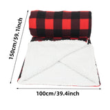 12V Car Electric Blanket for Cozy Winter Travel – Soft Fleece Heating Throw for Cars, Trucks, RVs, and Camping – Dual-Color Plaid Design with Warm Sherpa Lining – Portable, Safe, and Energy-Efficient (Black)