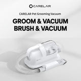 Five-in-One Pet Grooming Vacuum Kit with Clippers, Deshedding Brush and 200cm Hose for Home and Salon Use, White (White) In Australia - Darrahopens