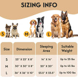 Cozy Plush Donut Pet Bed with Raised Rim, Washable Faux Fur Cat & Dog Couch, Winter Warm Supportive Nest for Small to Large Breeds (M, Brown) In Australia - Darrahopens