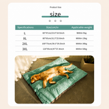 Luxuriously Soft and Thick Pet Sleeping Mat, Perfect Four-Season Floor Bed for Dogs and Cats, Removable Washable Cover with Waterproof Non-Slip Base, Ideal for Light Sleepers and All Breeds (3XL,Brown) In Australia - Darrahopens