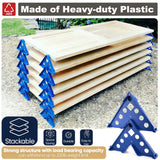 7-in-1 Painter's Support Stand Tool for Doors Cabinets Trim and Small Painting Projects, Heavy Duty Stackable Painting Rack for Brushes Rollers and Sprayers (12PCS) In Australia - Darrahopens