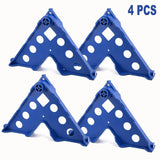 7-in-1 Painter's Support Stand Tool for Doors Cabinets Trim and Small Painting Projects, Heavy Duty Stackable Painting Rack for Brushes Rollers and Sprayers (12PCS)