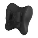 Wireless Neck Shoulder Massage Pillow with Heat, Ergonomic Shiatsu Kneading Cushion for Office Home Travel, Multi-Position Back Lumbar Leg Relaxation (Black)