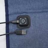 USB-Powered Heated Seat Cushion for Office, Home, Car, and Outdoor Use – Portable, Foldable, 3-Temperature Heating Pad with Anti-Slip Backing, Ideal for Winter Warmth (43×43cm)