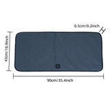 USB-Powered Heated Seat Cushion for Office, Home, Car, and Outdoor Use – Portable, Foldable, 3-Temperature Heating Pad with Anti-Slip Backing, Ideal for Winter Warmth (43×43cm)