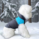 Winter Pet Dog Padded Vest with Waterproof Shell, Warm Fleece Lining, and Leash Attachment Ring for Outdoor Cold Weather Walks (4XL, Red)